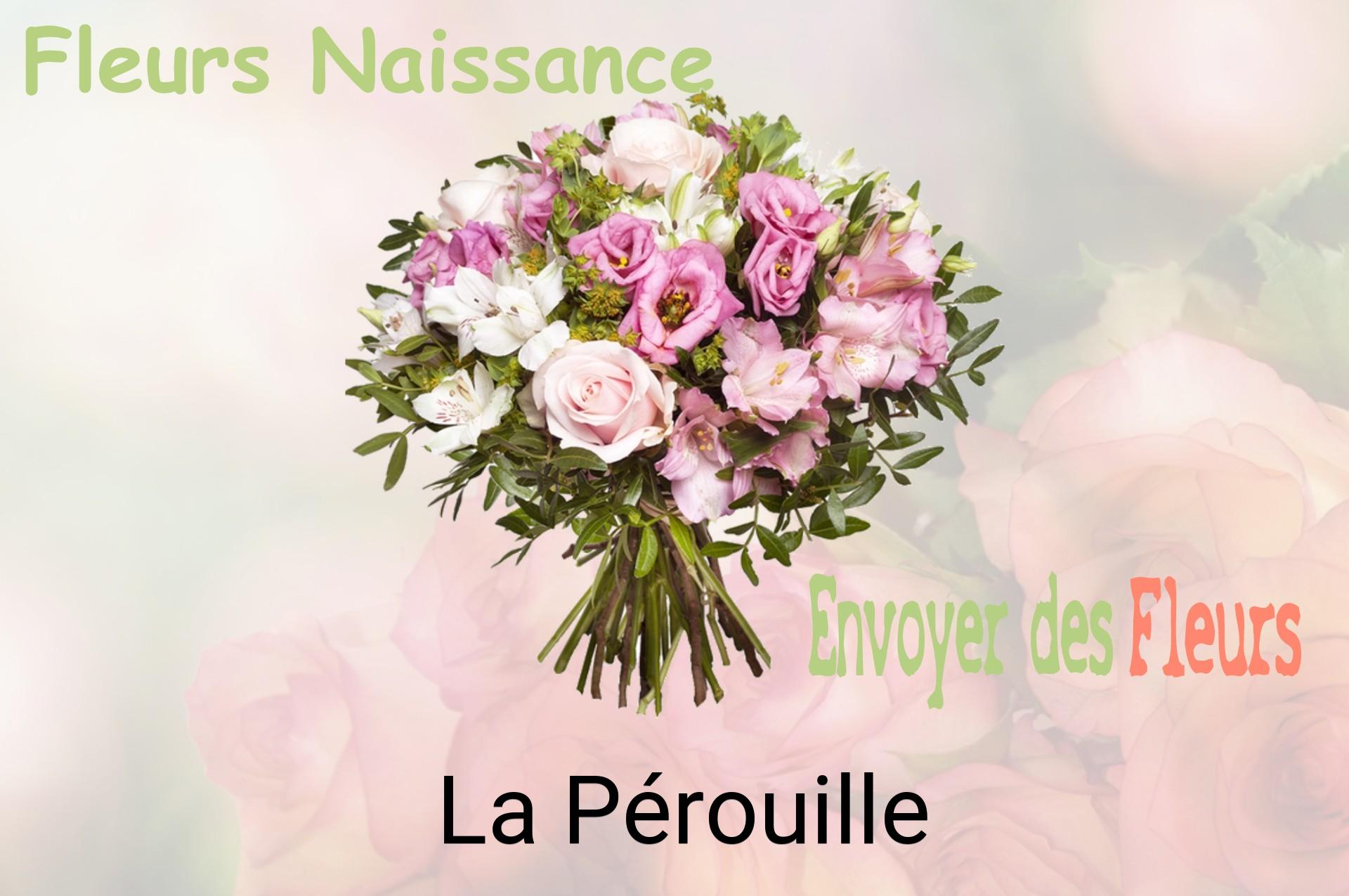 Bouquet de fleurs de naissance livré à La Pérouille