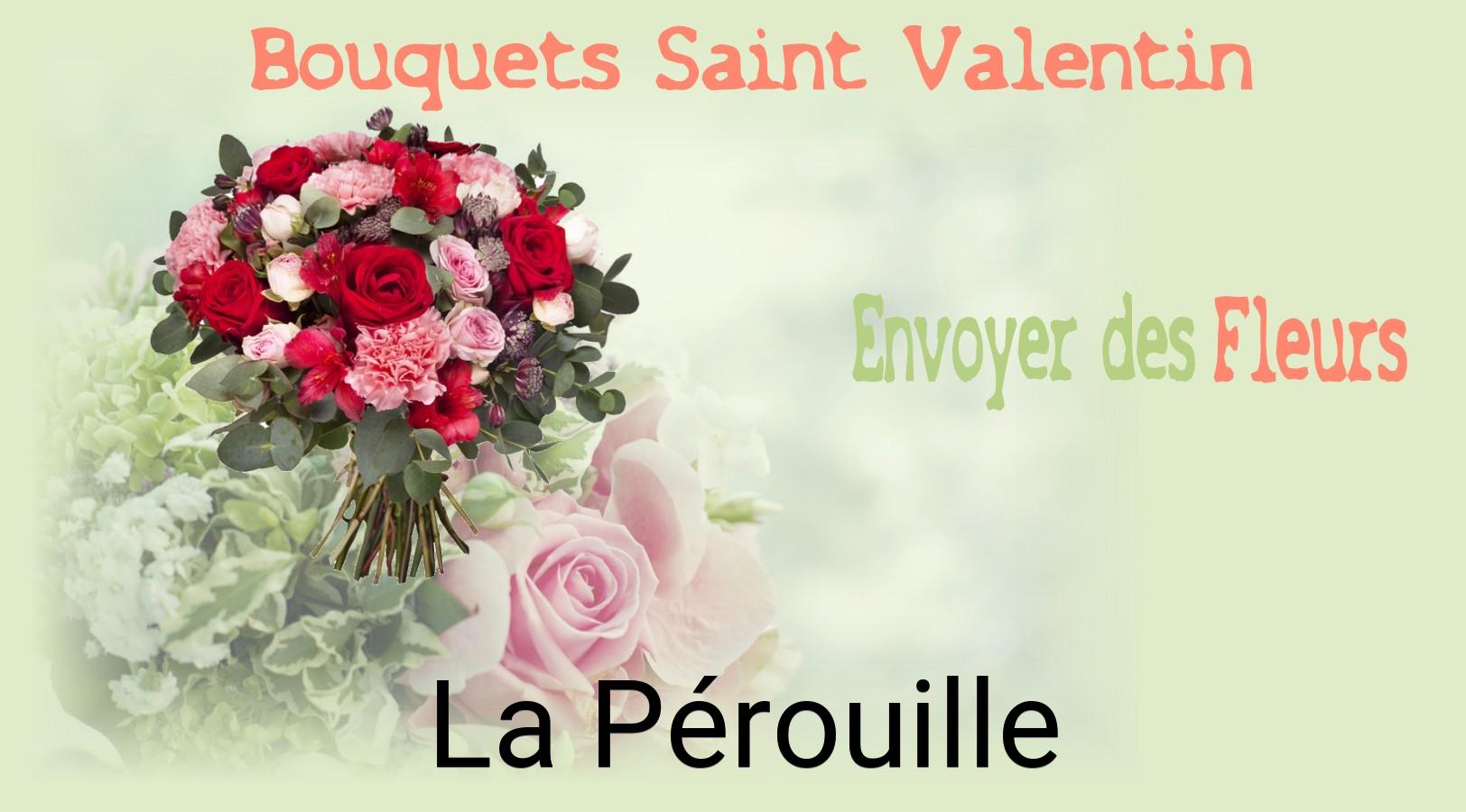 Roses de Saint-Valentin livrées à La Pérouille
